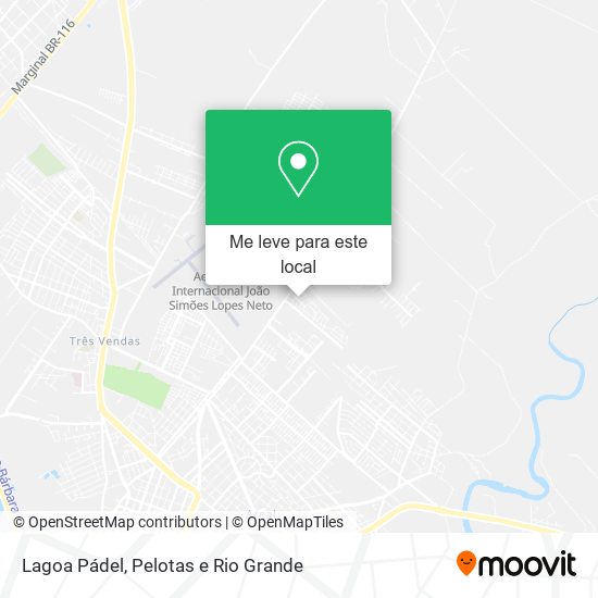 Lagoa Pádel mapa