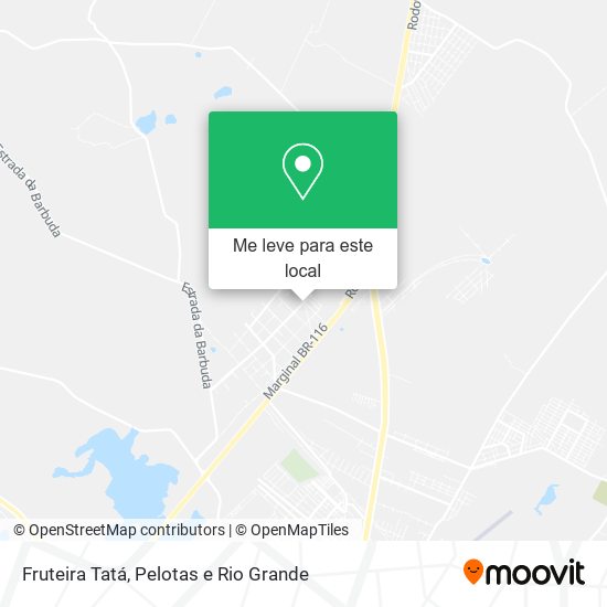 Fruteira Tatá mapa