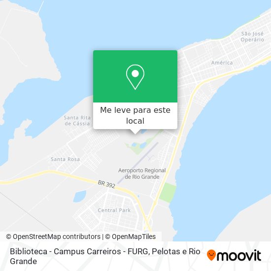 Biblioteca - Campus Carreiros - FURG mapa