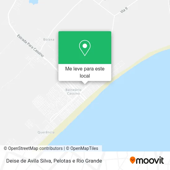 Deise de Avila Silva mapa