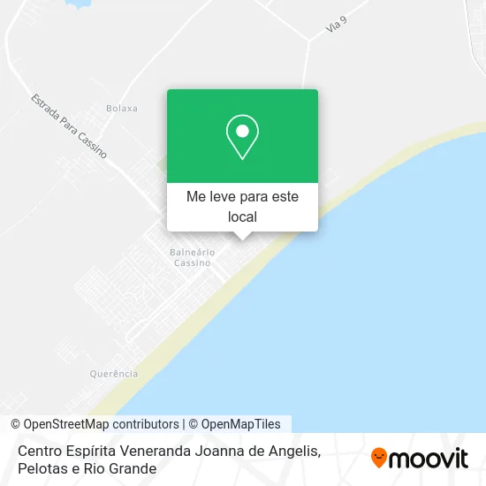 Centro Espírita Veneranda Joanna de Angelis mapa