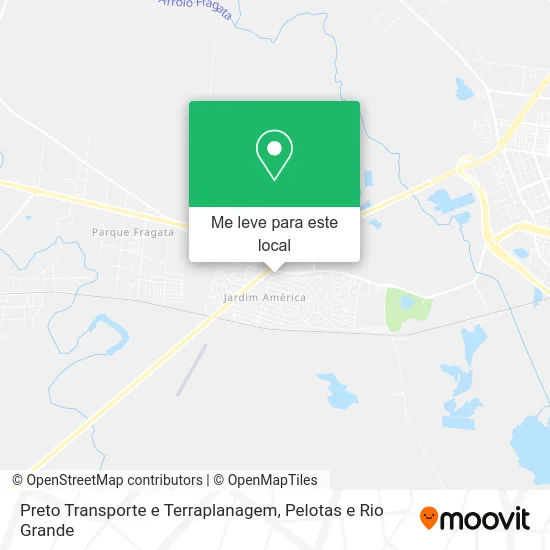 Preto Transporte e Terraplanagem mapa