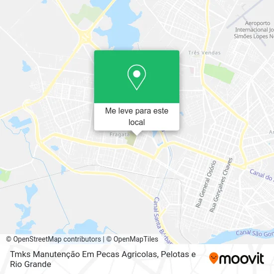 Tmks Manutenção Em Pecas Agricolas mapa