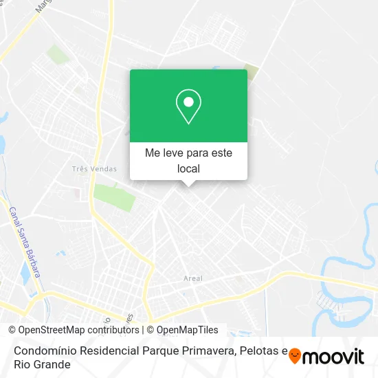 Condomínio Residencial Parque Primavera mapa