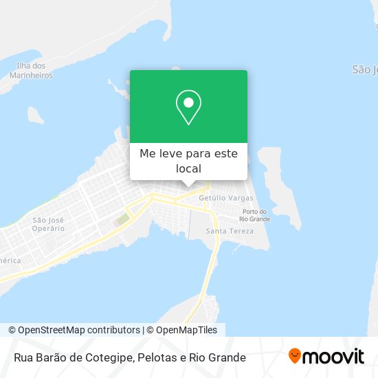 Rua Barão de Cotegipe mapa