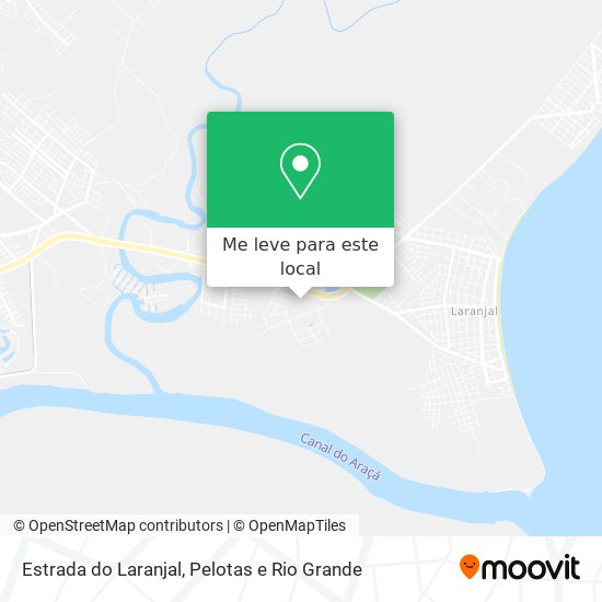 Estrada do Laranjal mapa