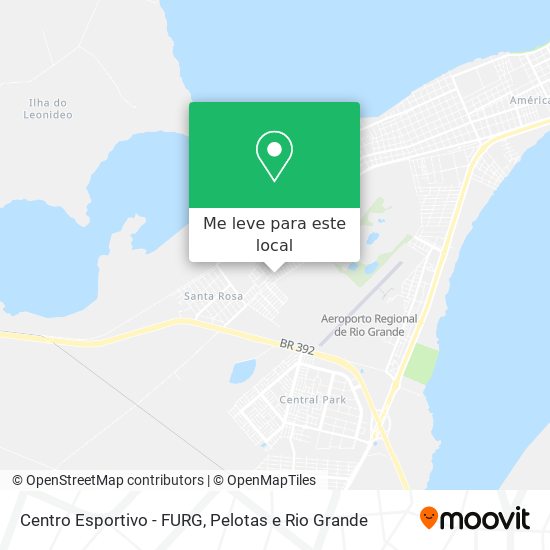 Centro Esportivo - FURG mapa