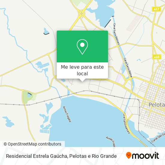 Residencial Estrela Gaúcha mapa