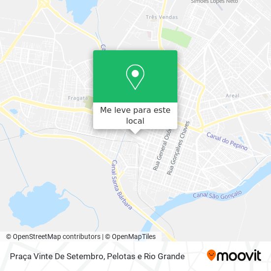 Praça Vinte De Setembro mapa