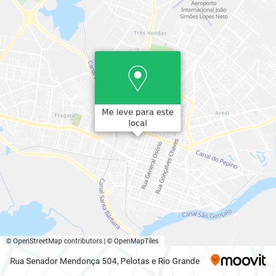 Rua Senador Mendonça 504 mapa