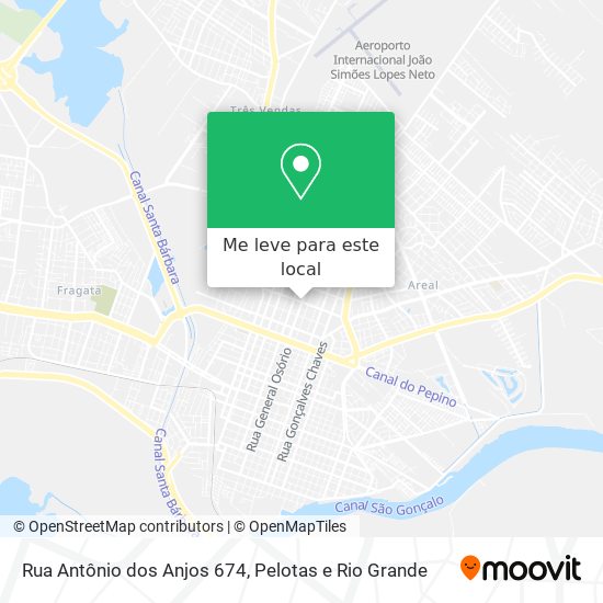 Rua Antônio dos Anjos 674 mapa