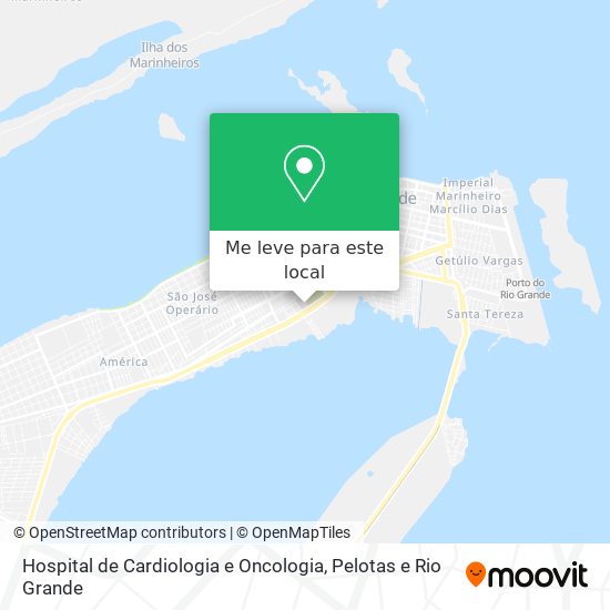Hospital de Cardiologia e Oncologia mapa