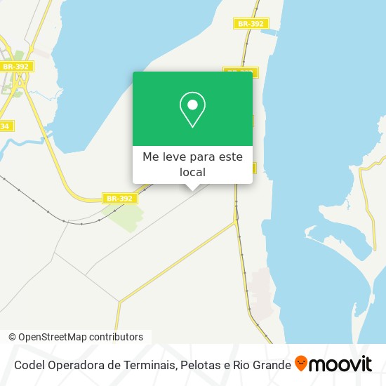 Codel Operadora de Terminais mapa