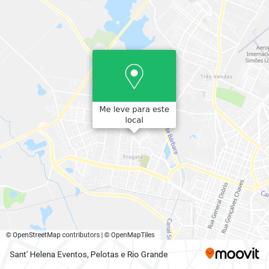 Sant' Helena Eventos mapa