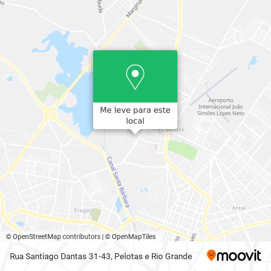 Rua Santiago Dantas 31-43 mapa
