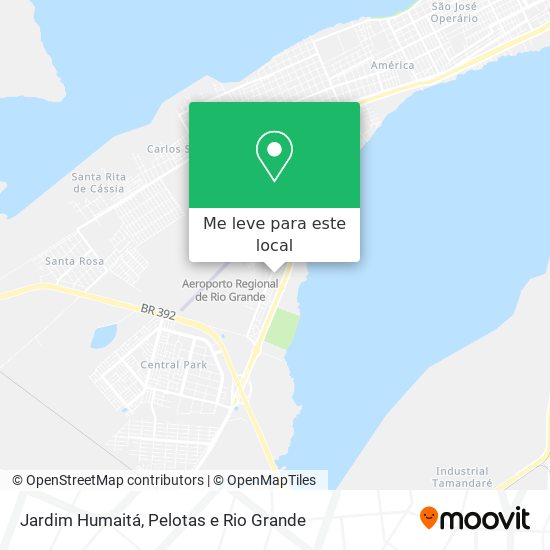 Jardim Humaitá mapa