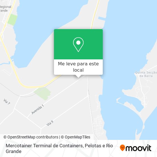 Mercotainer Terminal de Containers mapa