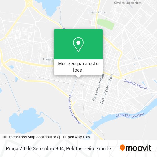 Praça 20 de Setembro 904 mapa