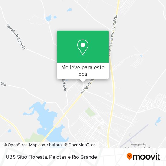 UBS Sítio Floresta mapa