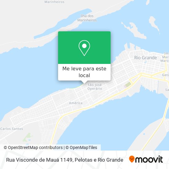 Rua Visconde de Mauá 1149 mapa