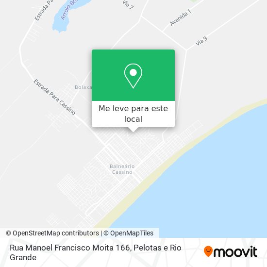 Rua Manoel Francisco Moita 166 mapa