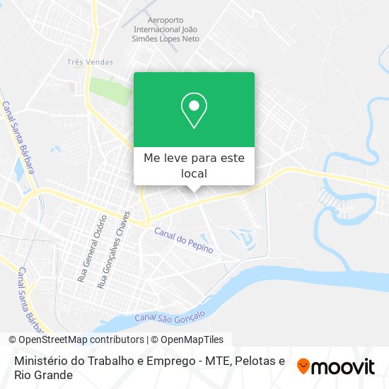 Ministério do Trabalho e Emprego - MTE mapa