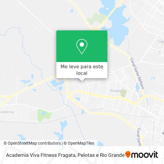 Academia Viva Fitness Fragata mapa