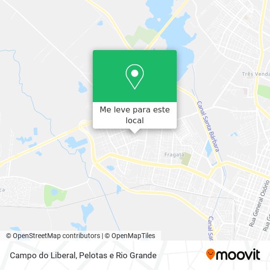 Campo do Liberal mapa