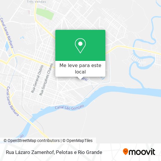 Rua Lázaro Zamenhof mapa