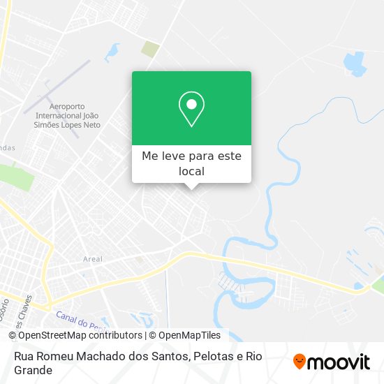 Rua Romeu Machado dos Santos mapa