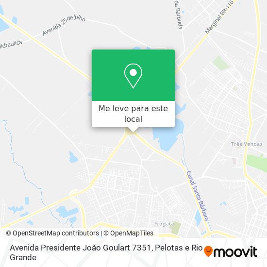 Avenida Presidente João Goulart 7351 mapa