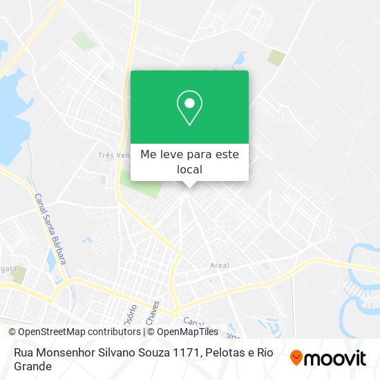 Rua Monsenhor Silvano Souza 1171 mapa