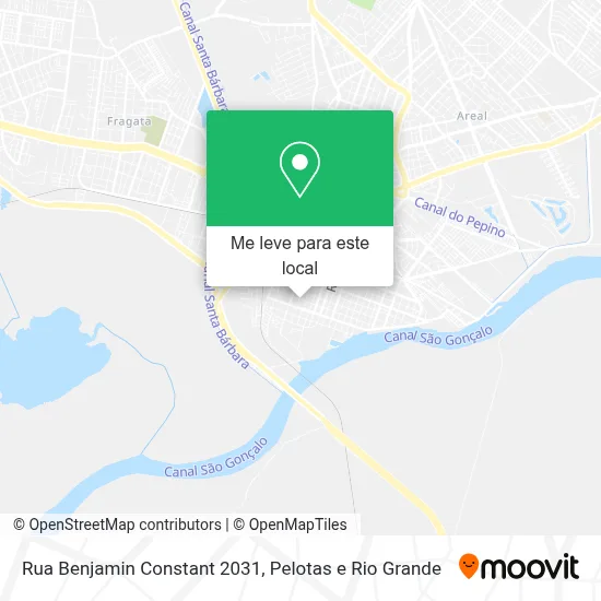 Rua Benjamin Constant 2031 mapa