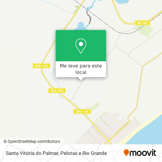 Santa Vitória do Palmar mapa