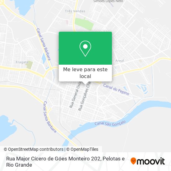 Rua Major Cícero de Góes Monteiro 202 mapa