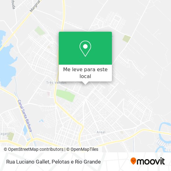 Rua Luciano Gallet mapa