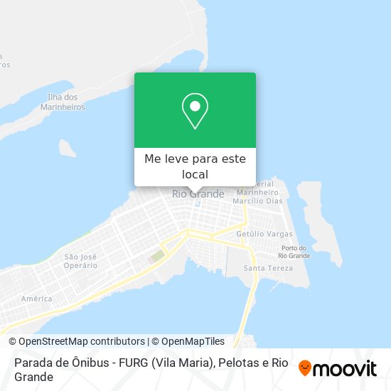 Parada de Ônibus - FURG (Vila Maria) mapa