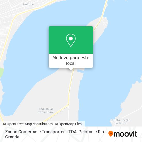 Zanon Comércio e Transportes LTDA mapa