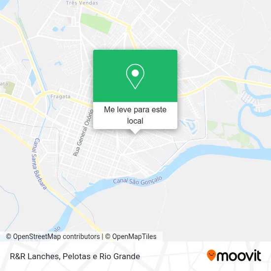 R&R Lanches mapa