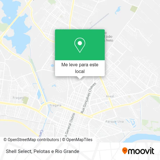 Shell Select mapa