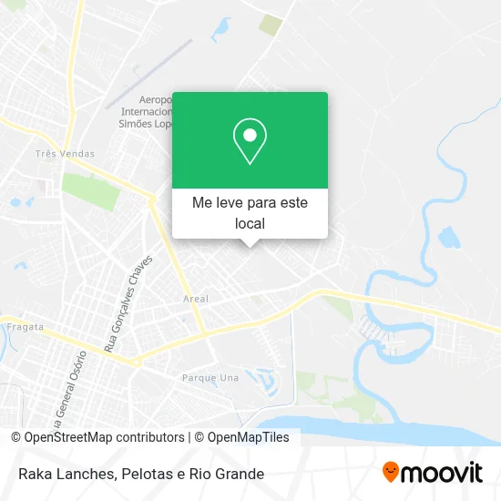 Raka Lanches mapa