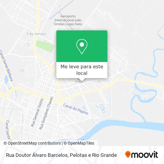 Rua Doutor Álvaro Barcelos mapa