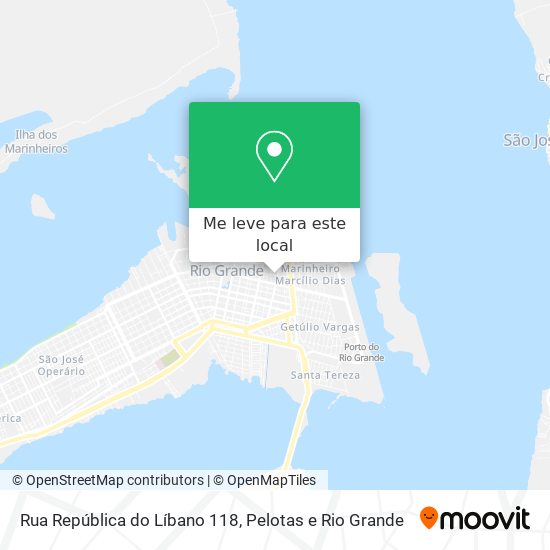 Rua República do Líbano 118 mapa