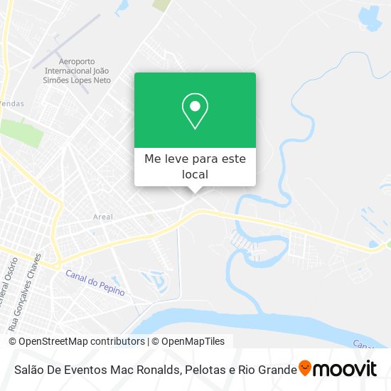 Salão De Eventos Mac Ronalds mapa