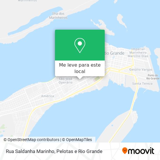Rua Saldanha Marinho mapa