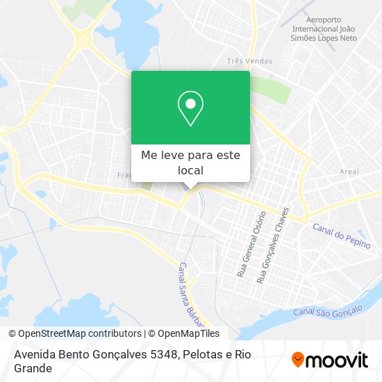 Avenida Bento Gonçalves 5348 mapa