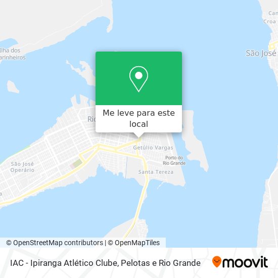 IAC - Ipiranga Atlético Clube mapa