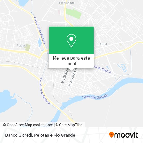 Banco Sicredi mapa