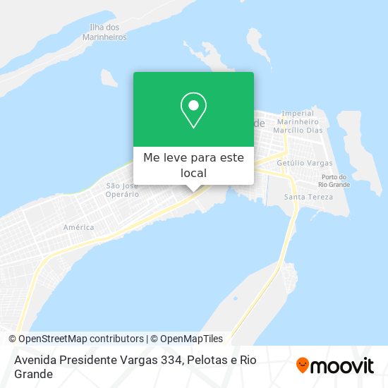 Avenida Presidente Vargas 334 mapa