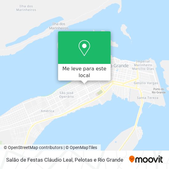 Salão de Festas Cláudio Leal mapa